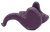 Pokémon Arbok 1.5-inch tall PVC figure by TOMY. This collectible feature toy from the late 90s for ages 4+. Arbok is a serpentine Pokémon that resembles a cobra. It has narrow eyes and several sharp teeth. Just below its head is a large hood with a face-like pattern. This figure was made in China.
