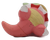 Pokémon Slowking 1.75-inch tall PVC figure by TOMY. This collectible feature toy is from the late 90s. Slowking is a bipedal Pokémon with a Shellder latched onto its head. It is primarily pink, with a pale yellow muzzle and scaled belly. This figure was made in China for ages 4+.