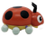 Pokémon Ledyba 1-inch tall PVC figure by TOMY. This collectible feature toy is from the late 90s. Ledyba is a common Bug type Pokémon that resembles a ladybug. It has six legs, that are all wearing gloves. They can be seen flying around in forests. This figure was made in China and for ages 4+.