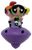 2002 Burger King Powerpuff Girls Spinner featuring Blossom Bubbles and Buttercup on purple base