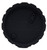 CDI CORP 2012 The Dark Knight Rises Batman 2.5-Inch Mini-Figure with Base – CDI / Jakks Pacific, close-up of the underside of the round black display base with small attachment sockets.