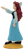 Ariel in her human form. She features her recognizable long red hair and wears a light blue full-length dress with pale blue sleeves, dark bodice, and dark shoes. Ariel stands on a gold-colored oval display base with one hand raised, creating an attractive character pose for display.