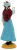 Ariel in her human form. She features her recognizable long red hair and wears a light blue full-length dress with pale blue sleeves, dark bodice, and dark shoes. Ariel stands on a gold-colored oval display base with one hand raised, creating an attractive character pose for display.