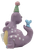 Vintage Purple Dinosaur and Blue Mouse Happy Birthday Cake Topper