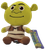 2025 DreamWorks Shrek Big Head 7-inch plush by Toy Factory front view with hang tag