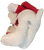 2006 Macy’s Peanuts plush. Measuring approximately 24 inches, Snoopy has soft white fur, black ears, and a red zip-front vest embroidered with the Macy’s logo. Woodstock sits on Snoopy’s head wearing a red holiday outfit.