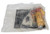 McDonald's Happy Meal Toy 2004 The Lion King 1 1/2 #5 Mufasa, yellow Mufasa figure sealed in a clear plastic bag with printed safety and product information.