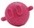 McDonald's Happy Meal Toy 2020 Pikmi Pops #6 Ebby the Bunny (Loose), close-up of the pink bunny toy showing its rounded body, molded ears and small blue markings on a white background.