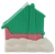 McDonald's Happy Meal Toy 1995 Polly Pocket Playset from Mattel's Totally Toy Holiday series. The toy figure features Polly Pocket inside a green and pink house with snow base