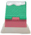 Barbie McDonald's Happy Meal Toy 1995 Totally Toy Holiday #3 Polly Pocket Playset (Loose), close-up of the pink playset with a green brick-patterned roof topped with white snow, shown on a white base.