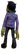 Vintage 22-inch PMG Frankenstein hanging Halloween decoration with green skin, a purple jacket and black trousers.