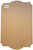 WinCraft Notre Dame Fighting Irish College Vault Wood Sign – 11" x 17", rear view of the brown wood sign backing with a centered hanging hole and manufacturer label