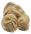 Angled top view of owl pair figurine showing surface finish wear.
