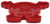M&M's mascot cookie cutter with molded interior impression details