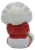 McDonald's Happy Meal toy of Cabbage Patch Kids Sara Jane from the 1994 Cabbage Patch Kids/Tonka series of toys. Sara Jane is 2.75-inches tall with red dress and wearing white bonnet and holding green box with teddy bear.