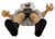 Bottom view of Chap Mei Animal Planet 3.75 inch female veterinarian action figure and black boots