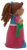 Lindsey Elizabeth Happy Meal figure side profile showing green Christmas stocking