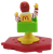 Rear view of 1990 Ronald McDonald carnival toy showing Golden Arches logo on yellow costume