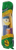 Side view of vintage Donald Duck PEZ dispenser with white head, yellow beak and blue stem