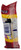 PEZ Vintage PEZ Christmas Snowman Version C White Head Dispenser Sealed Slovenia, side view of the sealed red, yellow, and clear PEZ candy package with barcode and product label visible.
