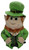 Winning Edge Designs Bob Murphy Leprechaun Plush Golf Club Driver Headcover, plush leprechaun golf club cover with a bright green top hat, matching jacket, brown beard, and smiling face