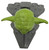 McDonald’s 2021 Star Wars Yoda Jedi Disc Launcher #3 – Missing Discs, green Yoda figure attached to a dark gray launcher, shown without discs on a white background.