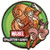 Funko Marvel Collector Corps Squirrel Girl Patch, embroidered patch featuring Squirrel Girl cartoon character with a squirrel on her shoulder, Marvel logo, and Collector Corps branding.