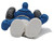 Smurfs Schleich Aries Smurf Figure, detailed blue Smurf toy with black and white shoes and accessories