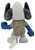 Smurfs Schleich Aries Smurf Figure, detailed toy figurine with a white head, black ram horns, beige textured body, blue arms, and white legs.