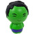 Marvel Funko Marvel Collector Corps Dorbz Hulk Stress Ball, green Hulk character with a smiling face and black hair, designed as a cute, collectible stress ball.