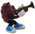 Applause California Raisins 1988 California Raisins Hardee's Series 2 Trumpy TruNote Figure, a vintage collectible figurine of a raisin character playing a trumpet.