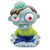 I POP Zombies - Grey Zombie/ Green Brain Squeeze Novelty Toy