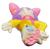 McDonald's Happy Meal toy of Daisy Duck dressed in German theme attire for the Mickey and Friends Epcot '94 Adventure At Walt Disney World Series of toys. Daisy Duck is wearing yellow shirt with pink top and purple skirt. The series contains 8 different Disney characters dressed in customary clothing representing 8 different countries. The series was available July 8-August 4, 1994.