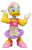 McDonald's Happy Meal toy of Daisy Duck dressed in German theme attire for the Mickey and Friends Epcot '94 Adventure At Walt Disney World Series of toys. Daisy Duck is wearing yellow shirt with pink top and purple skirt. The series contains 8 different Disney characters dressed in customary clothing representing 8 different countries. The series was available July 8-August 4, 1994.