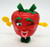 McDonald's Happy Meals - Food FUNdamentals Ruby Toy Figure, a playful anthropomorphic cartoon strawberry with a face, green leaves on top, yellow arms, and green shoes.
