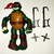 Teenage Mutant Ninja Turtles - 2012  Raphael (Loose) Action Figure Toy