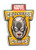 Marvel Funko Pin - Marvel Collector Corps Ant-Man Pin, a collectible pin featuring Ant-Man with a detailed face design on a yellow and black shield-shaped background with Marvel Collector Corps logo.
