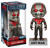 Funko Wacky Wobbler: Marvel Ant-Man Action Figure, collectible bobble-head figure of Ant-Man in a black and red suit with a large detailed helmet, standing on a gray base with 'ANT-MAN' label.