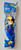 PEZ Marvel's X-men Wolverine Pez Dispenser, yellow and black masked Wolverine figure in blue packaging.