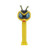 PEZ - Bugz Big Bee or Super Bee Dispenser, yellow cartoon bee character with black stripes, blue eyes, and antennae, standing upright.