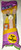 PEZ Easter Bunny D Pez Dispenser, yellow and pink chocolate candy with bunny face and ears, inside colorful packaging with fun games and candy flavors.