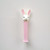 PEZ Easter Bunny D Pez Dispenser, pink and white bunny head with long ears as a fun candy dispenser