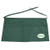 TRUEBLOOD True Blood Merlotte's Bar Apron, dark green fabric apron with adjustable neck strap and front pocket.