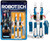 Super7 Robotech SDF-1 ReAction Figure, action figure from the classic anime series, featuring a detailed design with white, blue, red, and black color accents, displayed outside the packaging.
