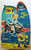Warner Bros. Duck Dodgers Action Figure (Damaged Package), toy packaging showing Duck Dodgers character with toy gun that shoots red missiles, including other character figurines and action details.