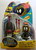 Warner Bros. Duck Dodgers Martian Commander Action Figure, toy figurine of a black and white cartoon character with a helmet and large eyes, in original packaging with colorful cartoon-style graphics and character illustrations.
