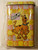 Vandor Scooby-Doo Tin Container, colorful vintage-style tin with Scooby-Doo cartoon character and peace symbol pattern.
