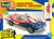 Revell Austin Powers Corvette Convertible with Felicity Shagwell Figure Model, vintage toy car with patriotic red, white, and blue design and a Felicity Shagwell figure included.