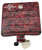 Rock Rebel Frankenstein Pendant Necklace, classic horror jewelry featuring a pendant of Frankenstein's monster with a heart-shaped charm attached.