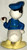 Disney Vintage Disney Ceramic Hand Painted Donald Duck Made In Japan Figure, vintage ceramic Donald Duck figurine with blue sailor suit, hat, and yellow base.